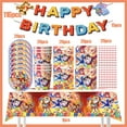 thumbnail image 2 of The Amazing Digital Circus Birthday Party Decoration Baby Shower Kids Boys Girls Party Supplies Balloons Tablecloth Flags Set, 2 of 6