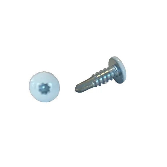 45 White #12 X 3/4" Cargo Utility Rv Toy Trailer Exterior Self Tapping Screws