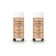 (2 Pack) Neutrogena Nourishing Long Wear Liquid Makeup Foundation With Sunscreen, 115 Cocoa, 1 Fl. Oz.