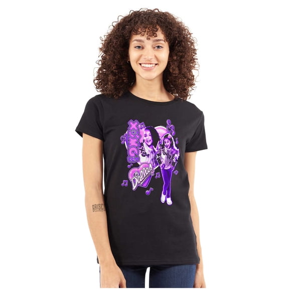 XOMG POP Music Fan Heart Dallas Women's T Shirt Ladies Tee Brisco Brands S