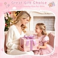 thumbnail image 6 of Music Jewelry Box ,3 Layer Wooden Kids Jewelry Boxes & Organizers with Spinning Dancer for Little Girl Toddler Christmas Birthday New Year,Pink, 6 of 7