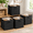 Black-11''- 4 Pack, variant on 11-inch Black Storcubes Leather Cube Organizer B4-pack