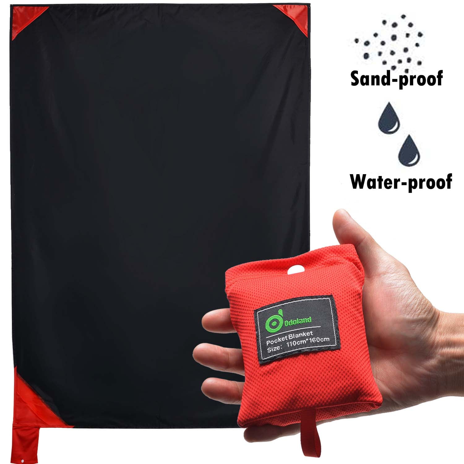 waterproof sand proof packable beach blanket portable picnic mat neat sheet beach blanket