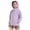 Purple, variant on Kids Zip-Up Hoodie Jackets Girls Boys UPF 50 Sun Protection Jacket Lightweight Color Block Hooded Coat Trendy Summer Outwear with Pockets White 8-9 Years