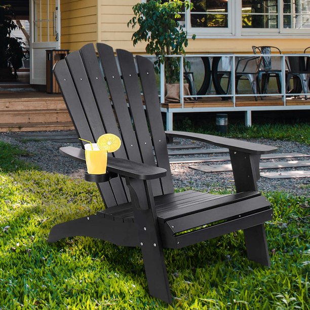 Weatherproof Armchair for Outdoor, Poolside, Poly Lumber Lounge Chair
