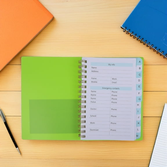 LOLIPPYY Small Password Notebook with Tabs for Managing Addresses Emails and Website Passwords