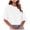 White, variant on Staron Summer T-Shirts for Women Casual Round Neck Short Sleeve Solid Color Basic Blouse Pullover Top, White XXL