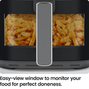 Chefman TurboFry® Touch 6-Qt Easy-View Air Fryer w/ 4 Cooking Presets and 450°F Hi-Fry Button - Gray