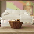 thumbnail image 6 of Modern Corduroy 114.5' Modular Sofa with Reversible Seat and L-Shaped Combination, 6 of 22