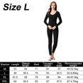 thumbnail image 2 of Long Johns - Conjunto de pijama de capa base con forro polar para mujer, ropa interior térmica para clima frío Adepaton BST3001014-2, 2 of 5