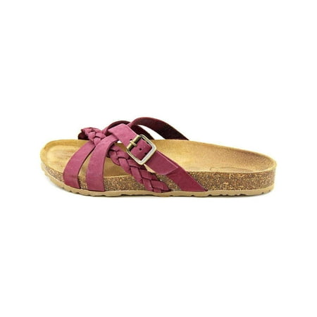 Leather Woven Sandals - Womens Danika Leather Open Toe Casual Strappy Sandals