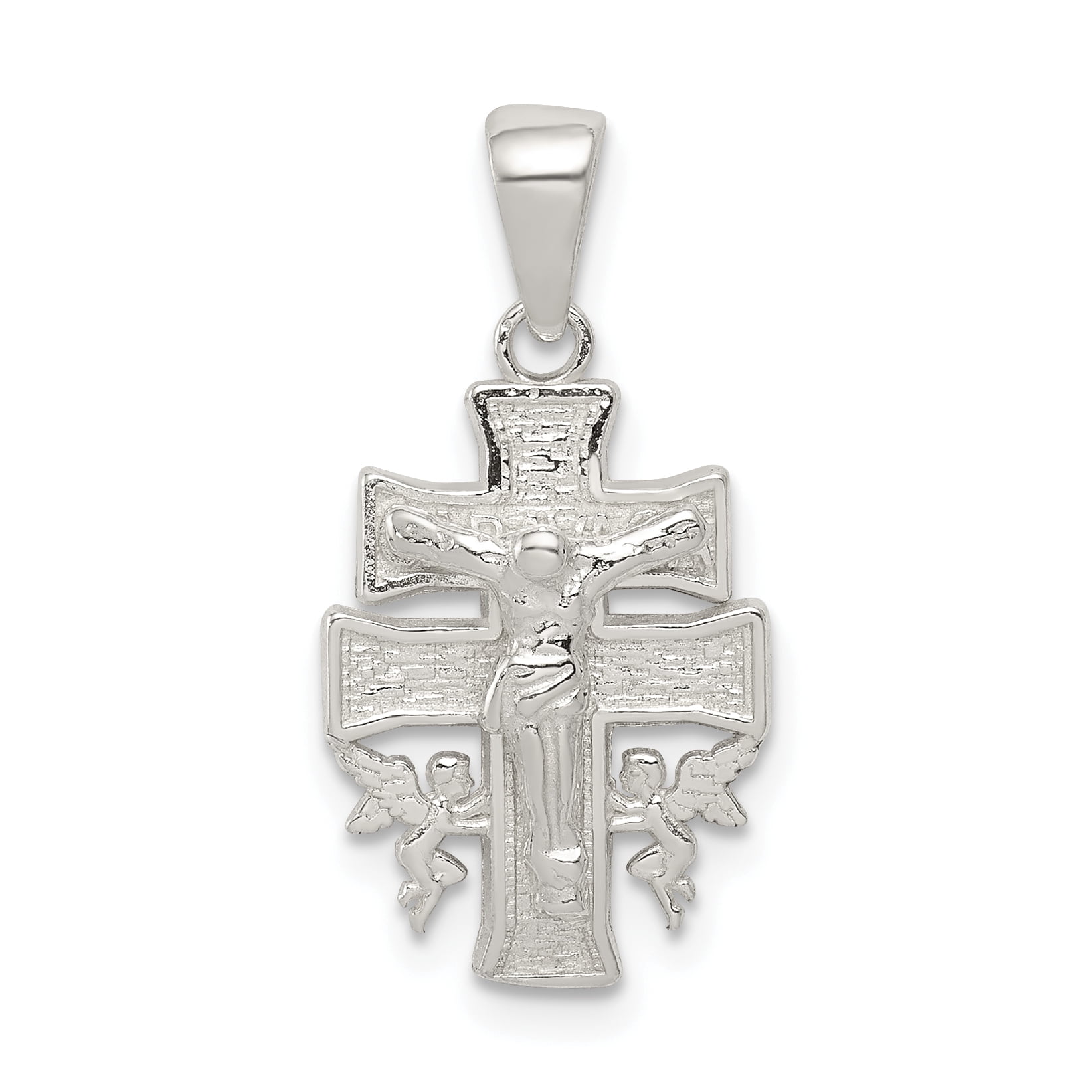 925 Sterling Silver Mini Inri Lord Jesus Christ Crucifix Holy Cross ...