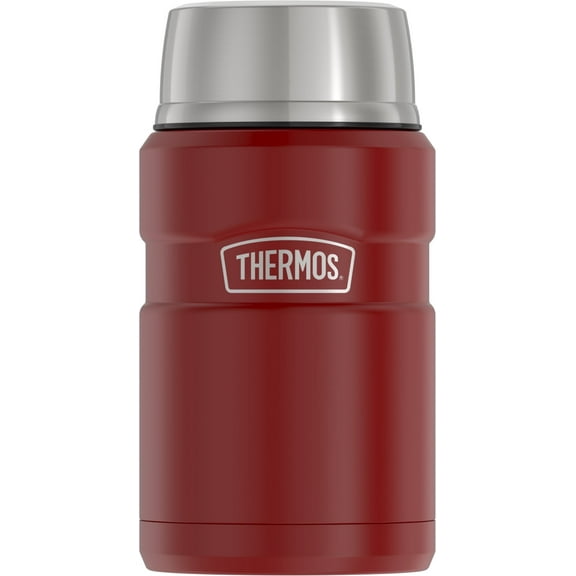 Thermos Stainless King Food Jar, Rustic Red, 24 Ounce