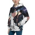 thumbnail image 2 of Solo Leveling Youth Sweatshirt 3D Printed Hoodie Activewear Teenager Winter Full-Zip Drawstring Jacket Coats Active Pullover Hooded Blouse For Boys Girls Large, 2 of 8