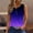 Purple tank tops, variant on Wycnly Summer Saving Tank Top for Women Womens Tops Lightweight Comfy Slim Button up Henley Shirts Tunic 2024 Fashion Gradient Print Sleeveless Tees Ladies Sleeveless Shirt