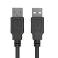 thumbnail image 4 of Cmple - USB to USB Cable 10ft USB A to A Male to Male USB 2.0 Cable Data Transfer USB Cord for Laptop, PC, USB Hub, Hard Drive, Laptop Cooler - Black, 4 of 7