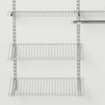 thumbnail image 3 of Rubbermaid FG3H9403WHT Configurations Accessories Lightweight Shoe Shelf, White, 3 of 6