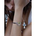 thumbnail image 4 of Pulsera Glowa de plata y piedra peridoto de Pakistán GLOWA Pulsera, 4 of 4