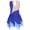 Blue, variant on YiZYiF Girls Floral Figure Ice Skating Dress Sleeveless Rhinestone Ballet Gymnastics Leotard