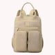 thumbnail image 5 of Mochila de viaje de nailon, impermeable, bolsa de momia, correa ajustable para el hombro (caqui) Ndcxsfigh Para Estrenar, 5 of 5