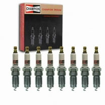 8 pc Champion 9200 Iridium Spark Plugs for RS10ZWYPB5 Ignition Wire Secondary Fits select: 2006-2010 FORD EXPLORER, 1998-2003 FORD F150