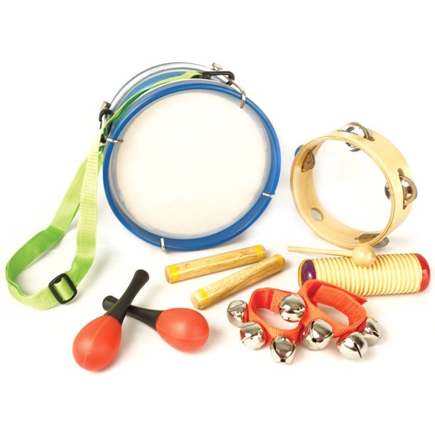 GP Percussion GPBXPD 6Piece Percussion Box Set, Drum