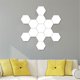 thumbnail image 5 of Luz colorida de pared hexagonal con control remoto de 10 piezas, luces sensibles al tacto modulares con alimentación USB, luz nocturna LED de ensamblaje de geometría creativa, 5 of 5