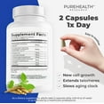 thumbnail image 5 of Youth Switch - Disrupt & Reverse Aging in The Cellular Level - Anti Aging Supplement & Longevity Activator, Stimulates Rejuvenated Cell Growth, Ashwagandha, Cat's Claw Extract, Astragalus, 3 Bottles, 5 of 10