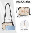 thumbnail image 4 of FORMRS Mini Crossbody Bag for Women Adjustable Shoulder Rope Travel Casual Phone Purse, Pink Seashell, 4 of 7