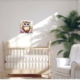 thumbnail image 2 of ZHONGYUTONG Owl Canvas Wall Art Colorful Owl Pictures Wall Decor Funny Animal Painting for Kids Bedroom Nursery Room Decor Framed (12.00" x 12.00"), 2 of 5