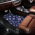 thumbnail image 6 of Fuzoiu Snowflakes2 Print Carpet Floor Mats for Car,Car Foot Mat Set,Universal Fit 4 Piece Mat Pad Set,Fits Most Cars Trucks Vans Sedans SUV Auto Carpet Mat Se, 6 of 7