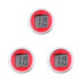 thumbnail image 3 of Transemion Plastic Durable Electronic Watch With Digital Display - Accurate Timekeeping For Everyday Stopwatch red 3Set, 3 of 6