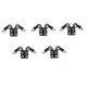thumbnail image 1 of 5 pares 8mp Bnc Video Balun conector transmisión par trenzado transmisor Cctv Cable soporte Hd 8, 1 of 5