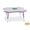 Gray/Yellow, variant on Prism Four-Leaf Student Table