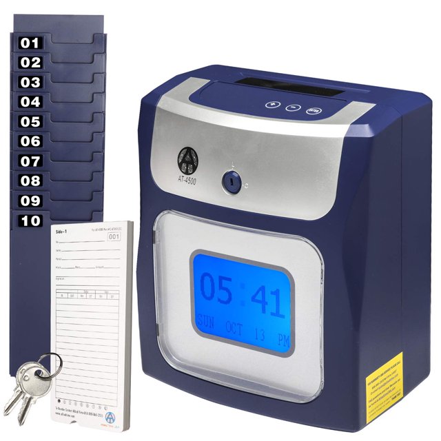 Reloj para calcular el tiempo Allied Time USA AT-4500 con tecnología Touch Free