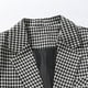 thumbnail image 5 of Hombres Casual Slim Fit Impreso Un botón Blazer Traje Volver Chaqueta de manga larga Pompotops  oipoqjl40236, 5 of 8