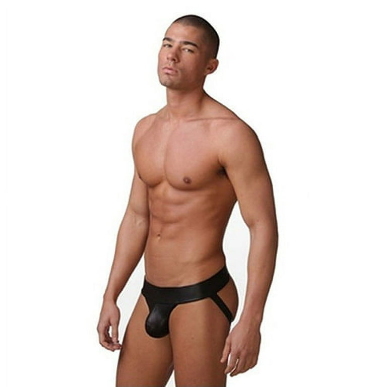 Men\'s Sexy Assless Thongs Jockstrap Black Underwear Erotic Underpants  Briefs 