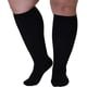 thumbnail image 1 of 4XL-Large Calcetines de compresión para hombres y mujeres, 20-30 mmhg, talla grande, graduado médico, soporte alto, compresión de pantorrilla, medias hinchables, fascitis plantar, calcetines has, 1 of 4