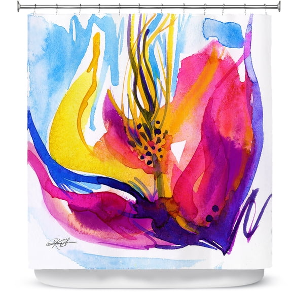 Shower Curtains 70" x 84" from DiaNoche Designs by Kathy Stanion - Soul Flower 52