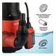 thumbnail image 4 of Bomba Sumergible Plástica Foreman Negro Rojo Silenciosa Para Agua Limpia, 4 of 6