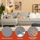 thumbnail image 3 of Cinta de parches de cuero Uxcell para muebles, kit de reparación de cuero autoadhesivo de vinilo de 3.2 x 61 pulgadas, gris claro, 3 of 6