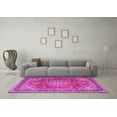 thumbnail image 3 of Ahgly Company Indoor Rectangle Medallion Pink Traditional Area Rugs, 2' x 4', 3 of 4