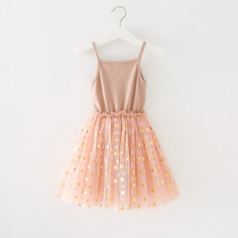 Hihipz Little Girls Dresses Sleeveless Gold Foil Polka Dot Spaghetti Strap Mesh Dress Carnival Festival Princess Tutu Gown - Walmart.com Hihipz Little Girls Dresses Sleeveless Gold Foil Polka Dot Spaghetti Strap Mesh Dress Carnival Festival Princess Tutu Gown - Walmart.com