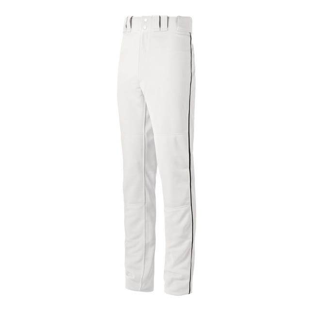 Pantalón Mizuno para niños Youth Select Pro Piped G2 blanco-negro XXL