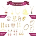 thumbnail image 6 of Jewelry Advent Calendar for Women Christmas with Necklace Rings Earring 24 Day, 6 of 7