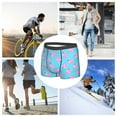 thumbnail image 7 of Men's Boxer Briefs, Cartoon Cute Duck Rose Pink Soft Comfy Mens Underwear Boxer Briefs Breathable With Widen Waist, 7 of 7