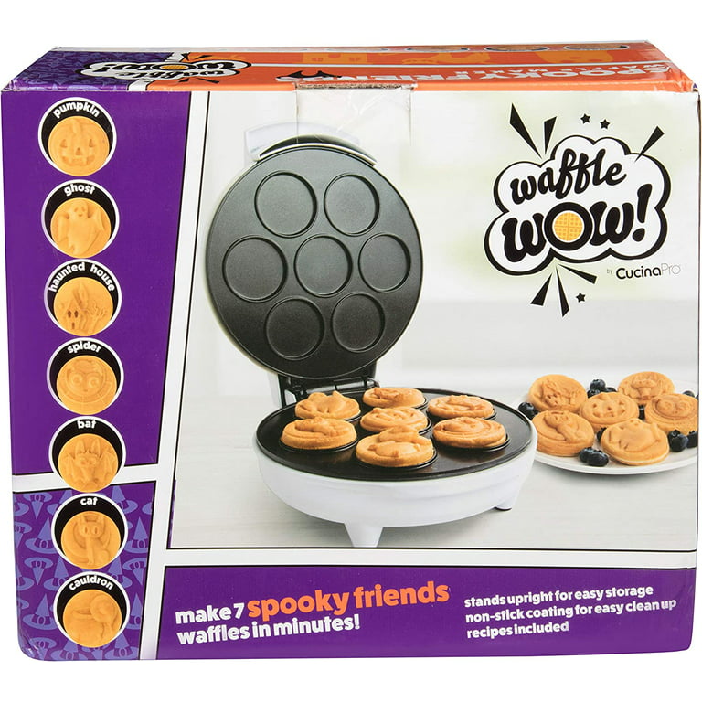 Bubble Mini Waffle Maker - Make Valentines Day Breakfast Special w Tiny  Hong Kong Egg Style Design, 4 Individual Waffler Iron, Electric Non Stick