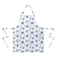 thumbnail image 2 of Pioneer Flower Floral Print Pattern Apron for Women and Men, Cotton Linen Waterproof with Pockets, Adjustable, 33x27 Inch for Kitchen, Gardening, BBQ, Salon, 2 of 6