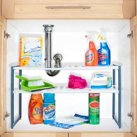 Stalwart Adjustable Under Sink Shelf Organizer (Best Under Sink Organizer)