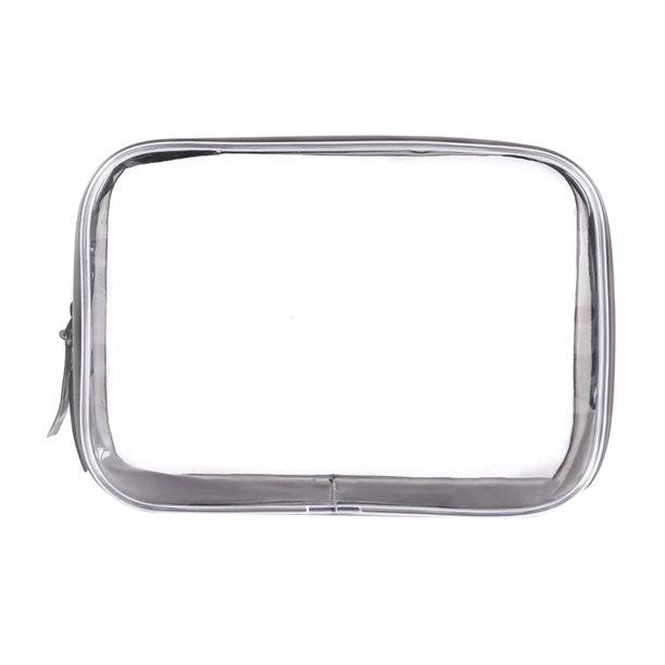 Bolsa De Cosméticos De pvc Transparente Impermeable Portátil De Viaje Multifunción Almacenamiento De Plástico Cremallera CEP